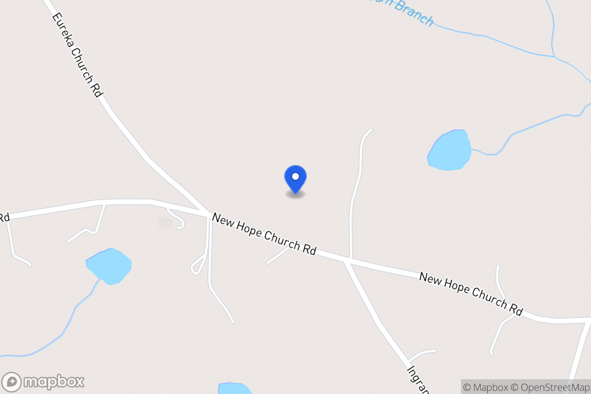 Map of 499 New Hope Church Rd