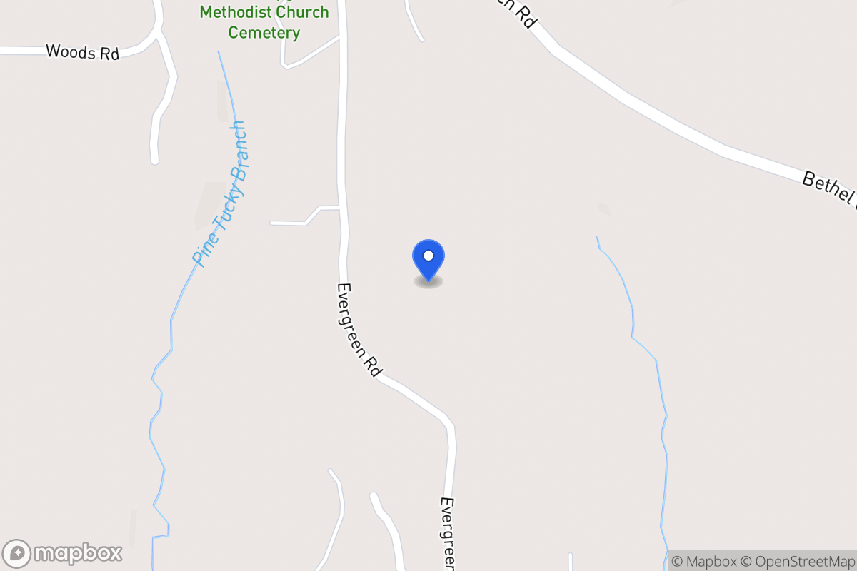 Map of 205 Evergreen Rd