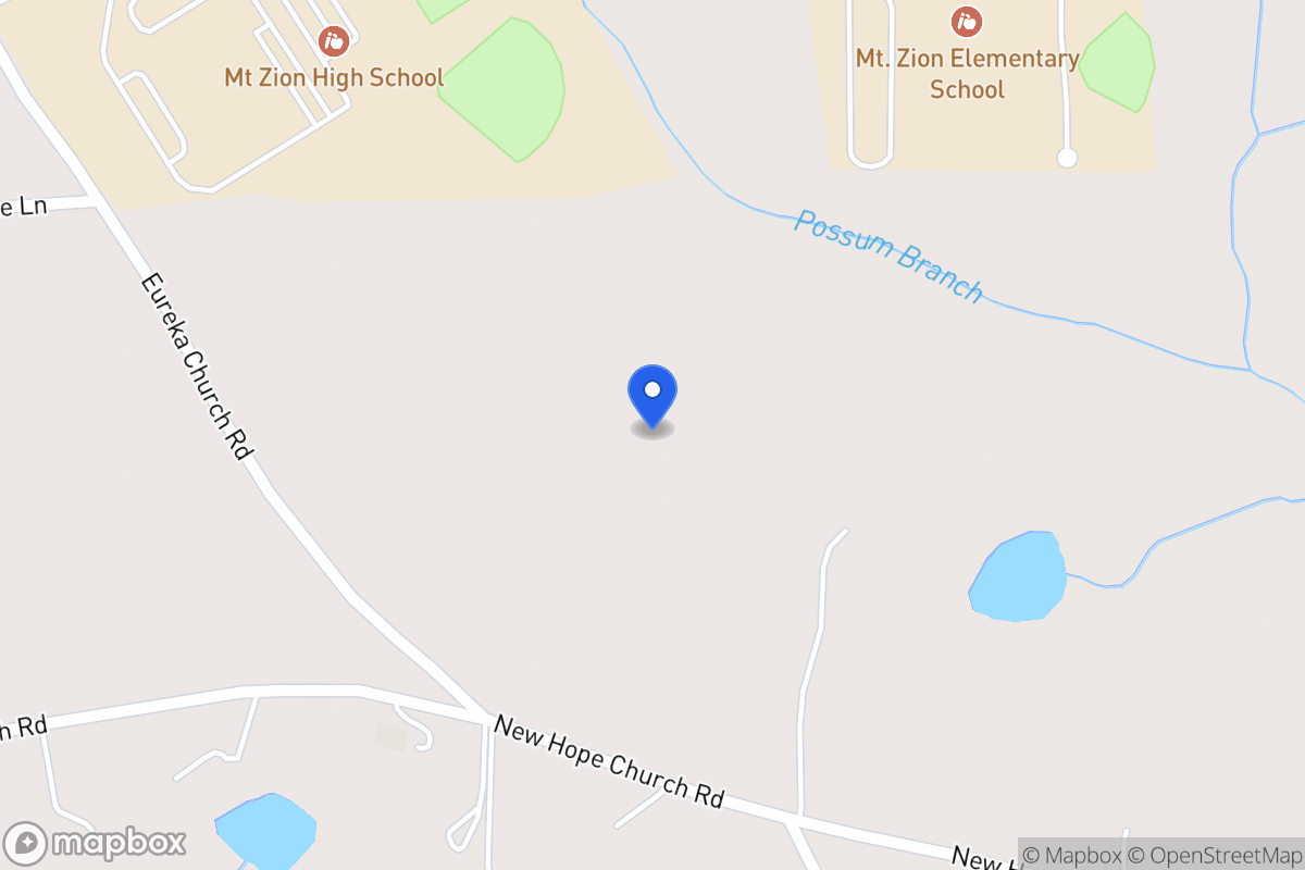 Map of 505 New Hope Church Rd