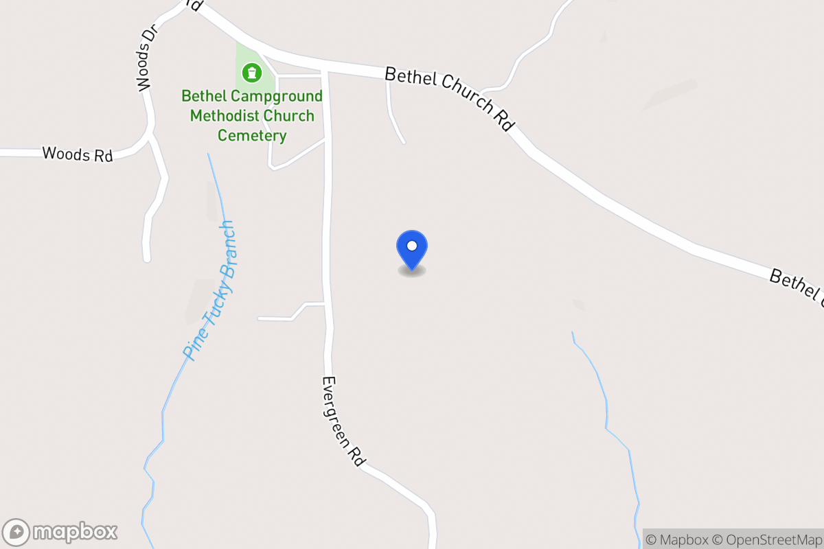 Map of 235 Evergreen Rd