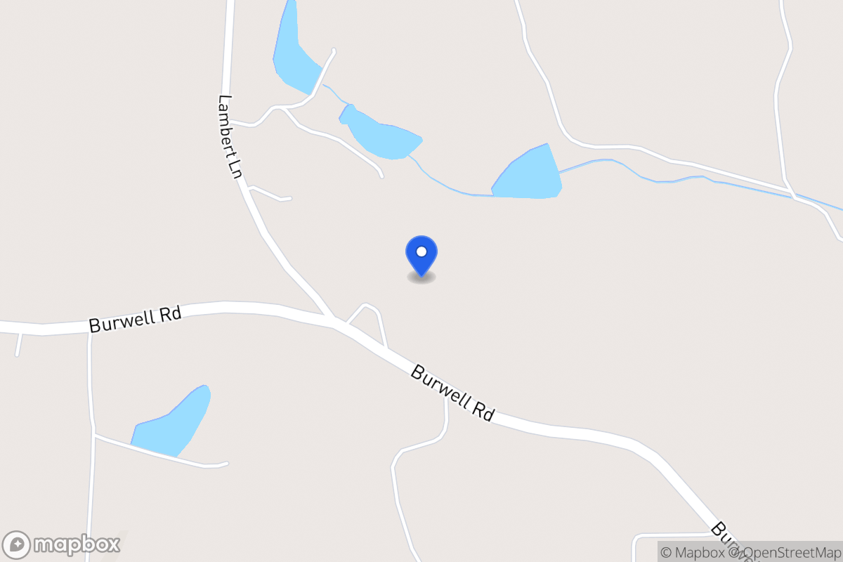 Map of 609 Burwell Rd