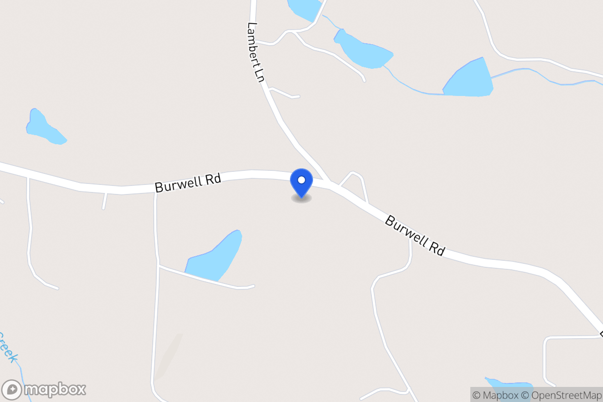 Map of 634 Burwell Rd
