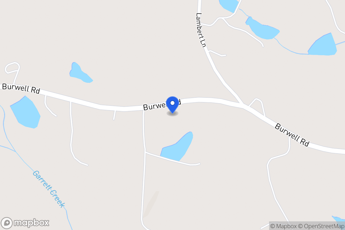 Map of 712 Burwell Rd