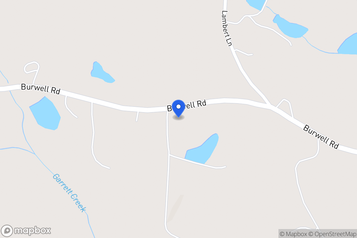 Map of 726 Burwell Rd