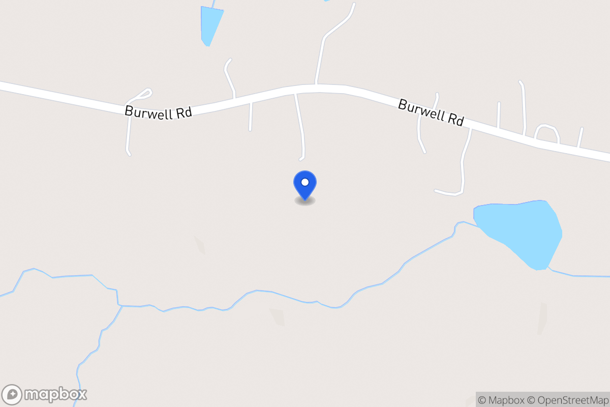 Map of 1314 Burwell Rd