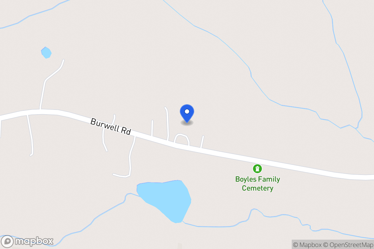 Map of 1145 Burwell Rd