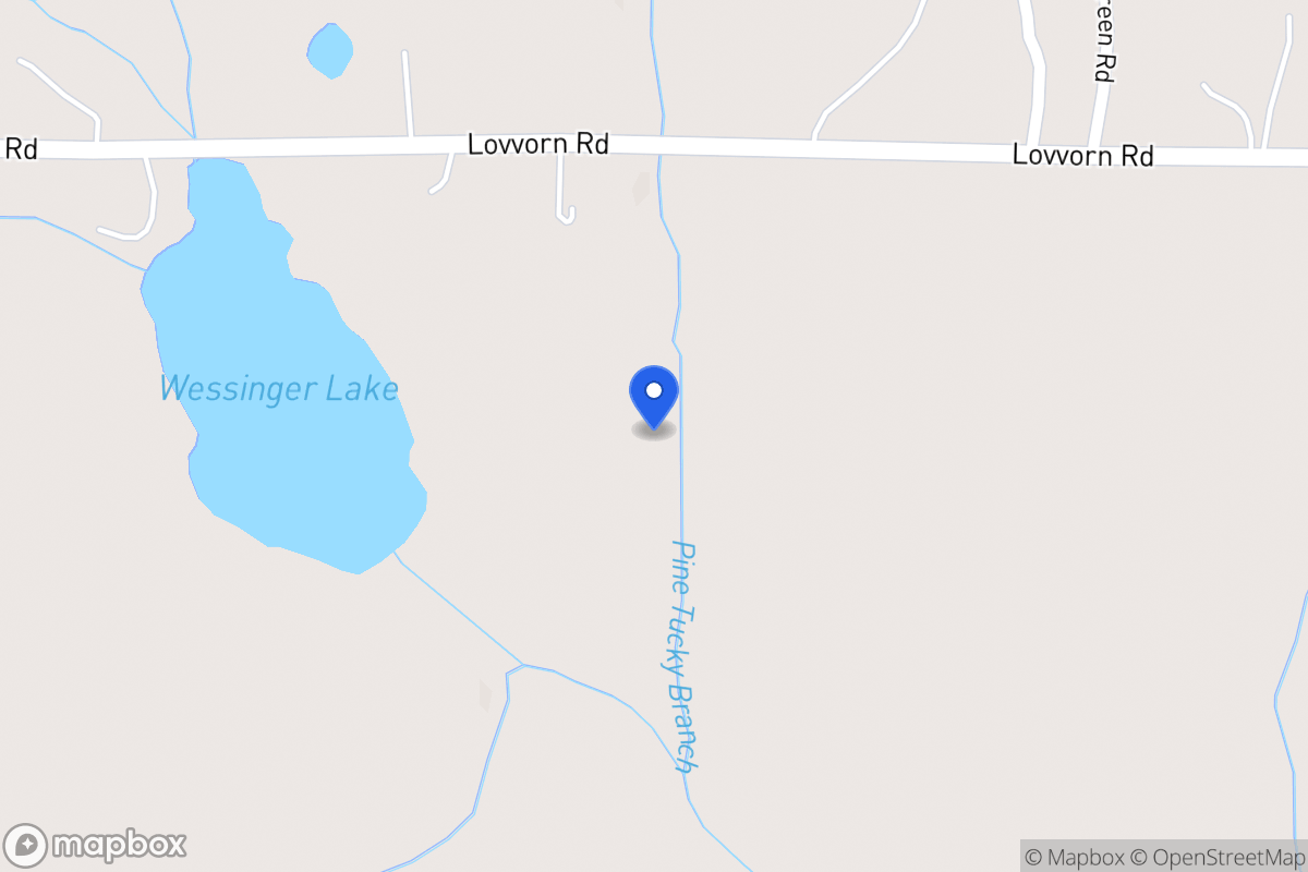 Map of 3470 Lovvorn Rd