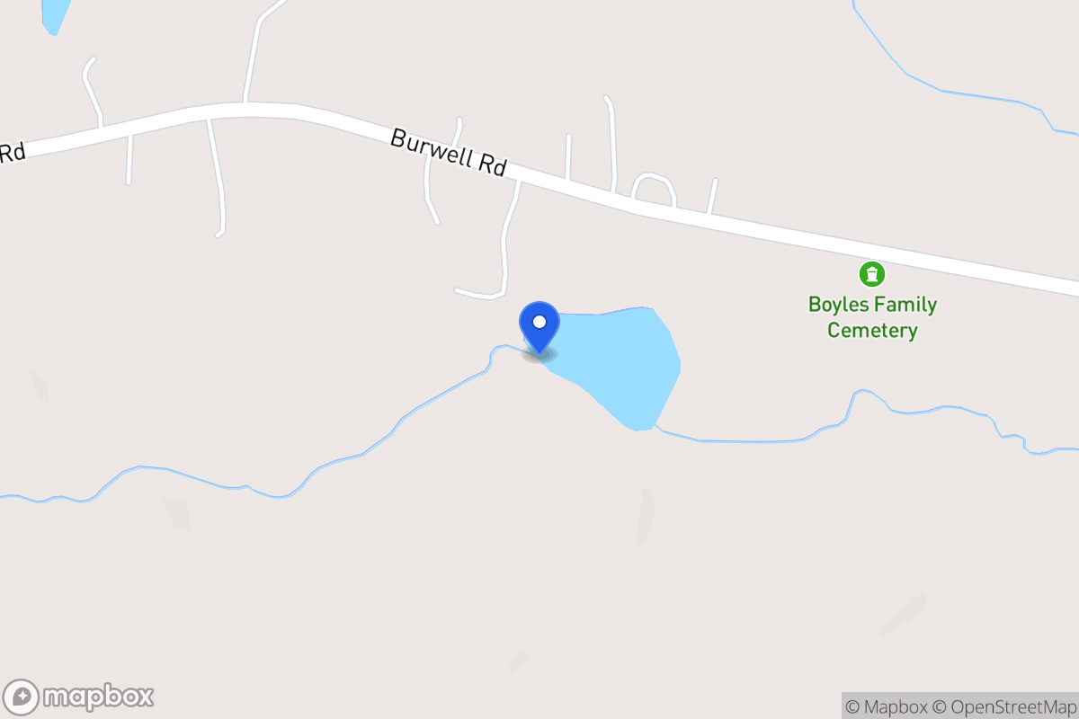 Map of 1170 Burwell Rd