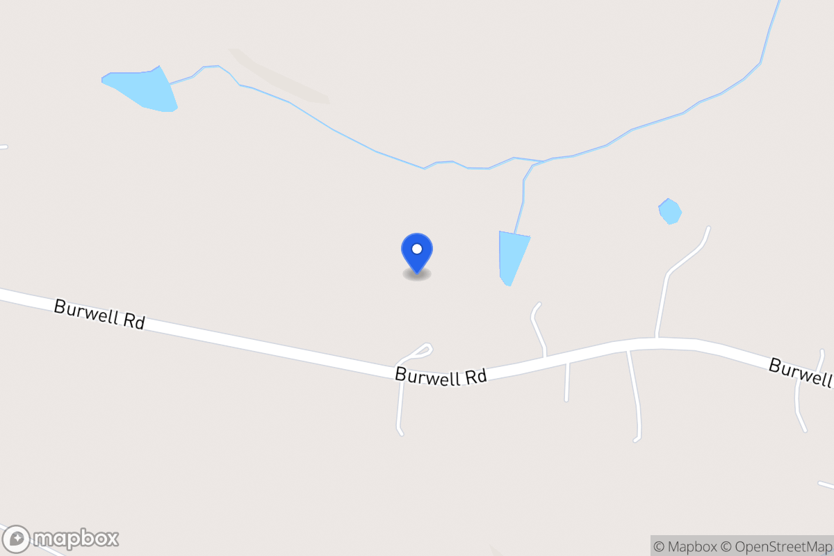 Map of 1405 Burwell Rd