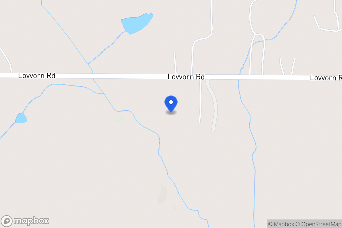 Map of 2492 Lovvorn Rd