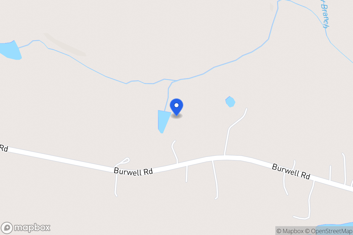 Map of 1371 Burwell Rd