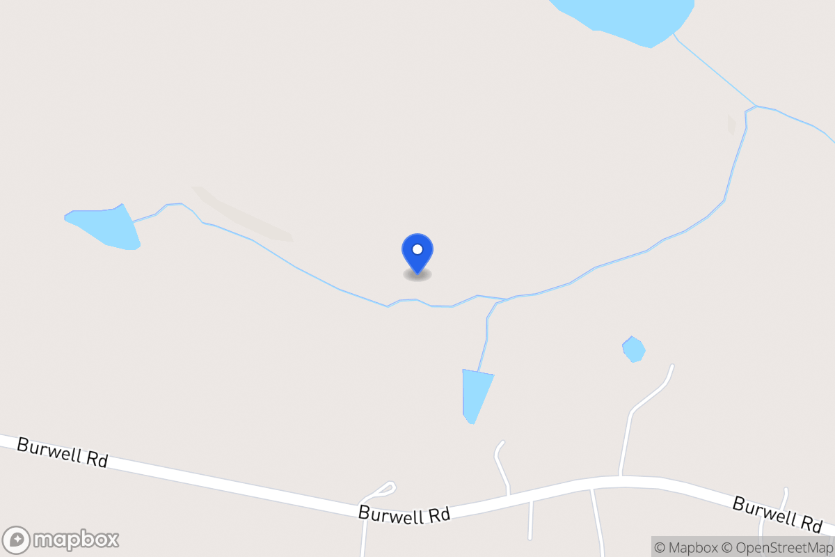 Map of 1385 Burwell Rd