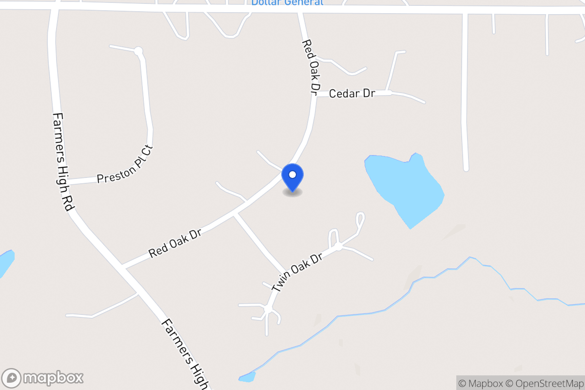 Map of 110 Red Oak Dr