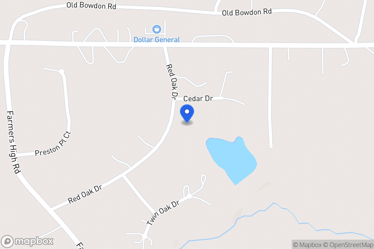 Map of 86 Red Oak Dr