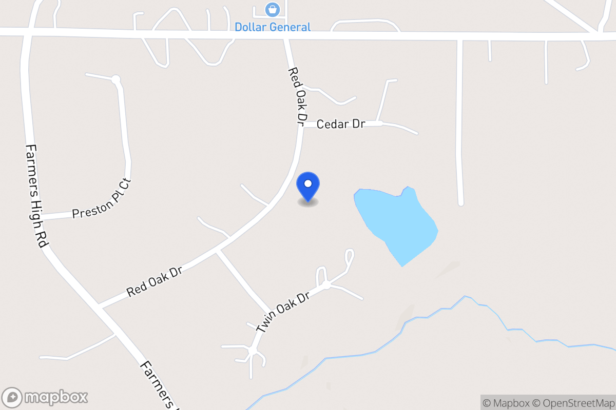 Map of 100 Red Oak Dr