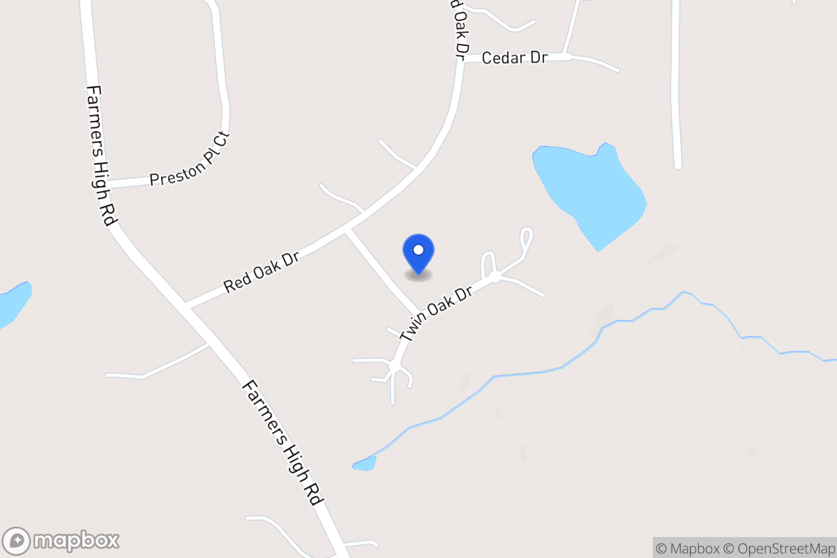 Map of 40 Twin Oak Dr