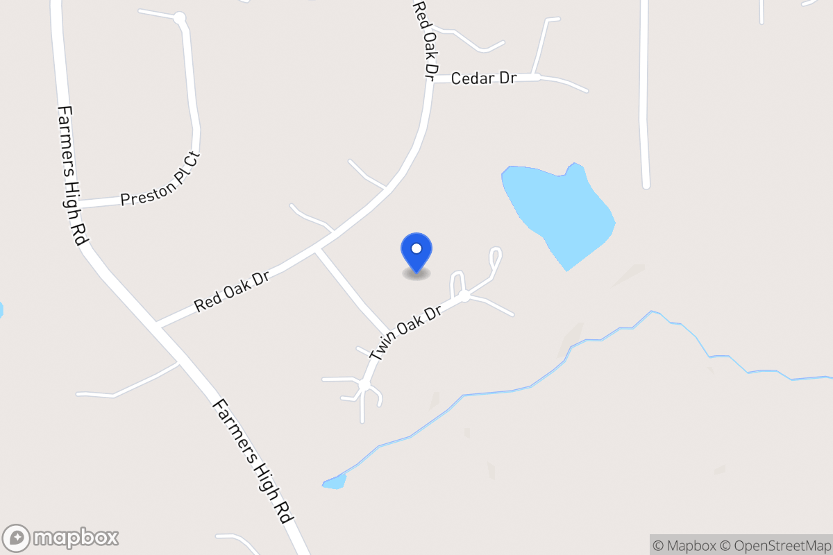 Map of 64 Twin Oak Dr