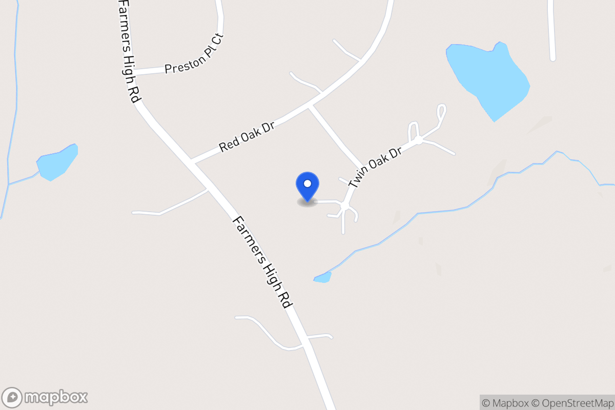 Map of 16 Twin Oak Dr