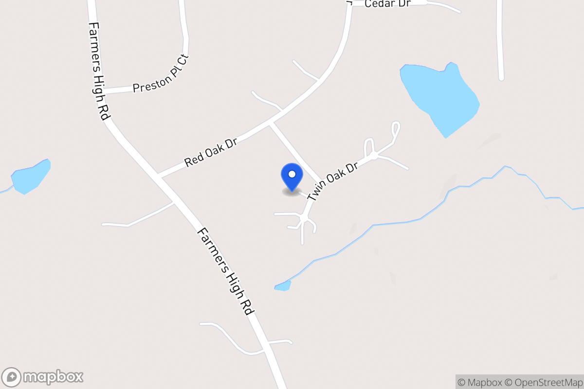 Map of 24 Twin Oak Dr