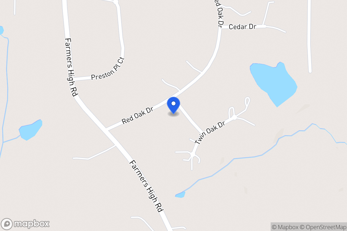 Map of 166 Red Oak Dr