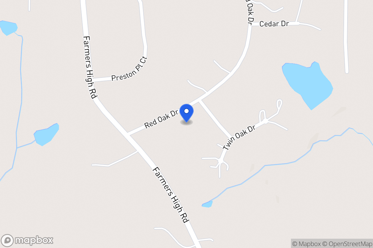 Map of 182 Red Oak Dr