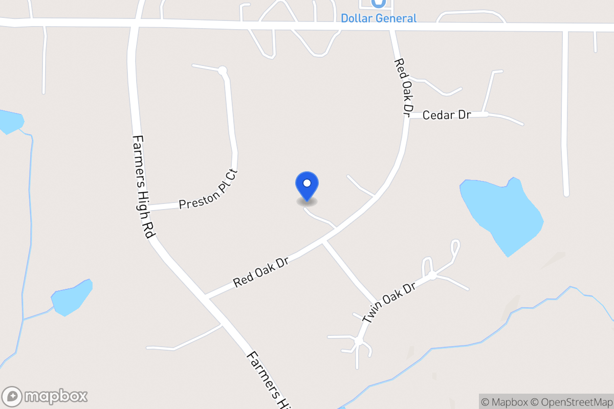 Map of 137 Red Oak Dr