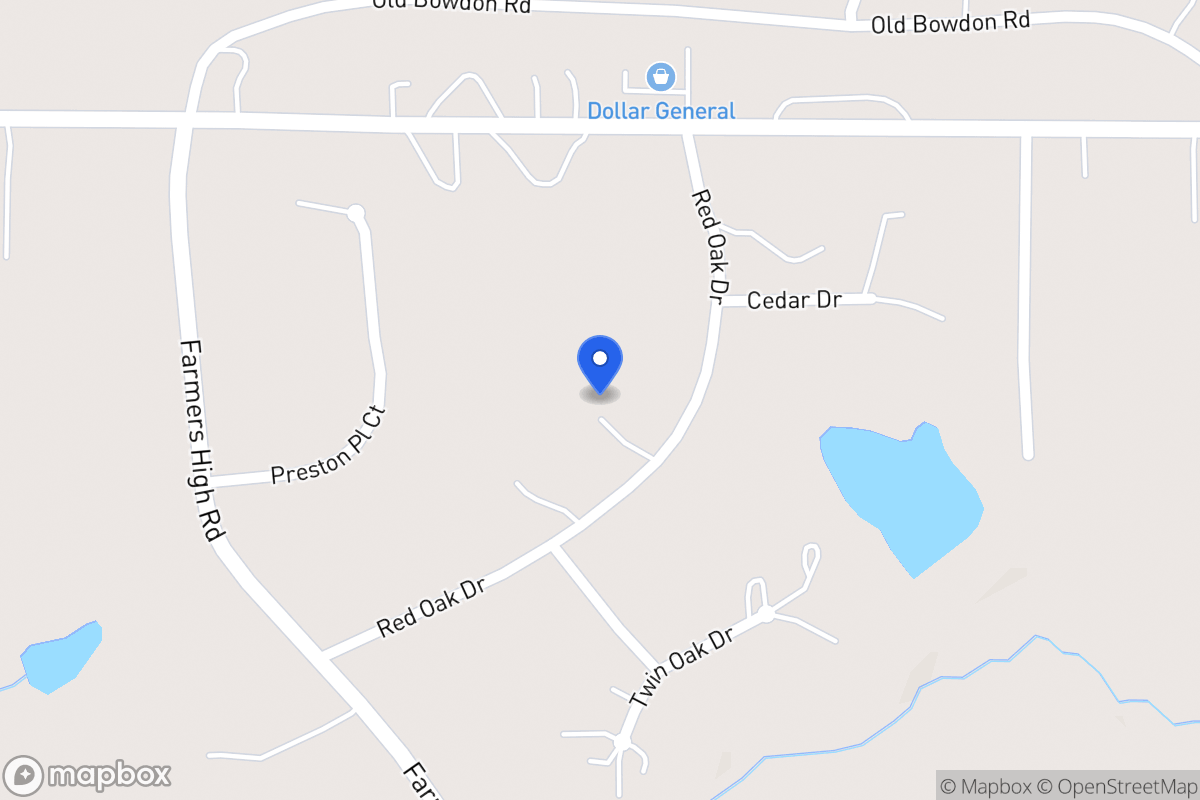 Map of 95 Red Oak Dr