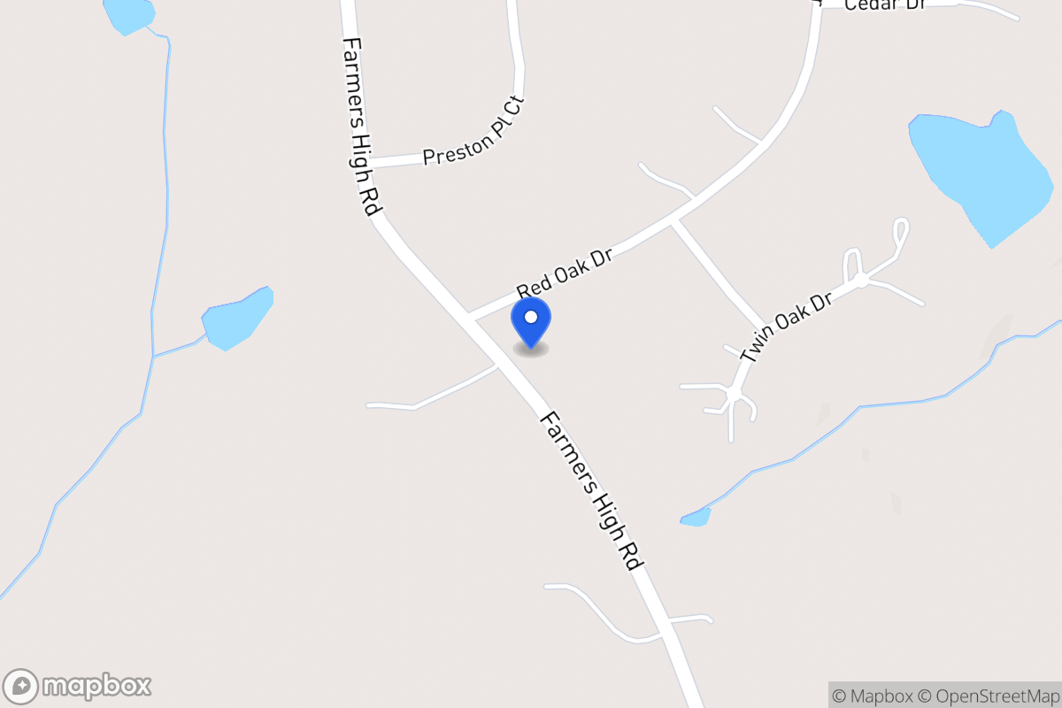 Map of 210 Farmers High Rd