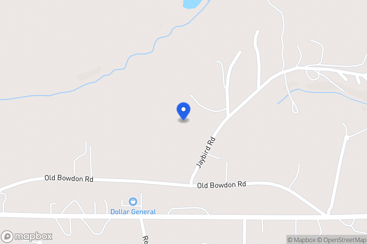 Map of 40 Jaybird Rd
