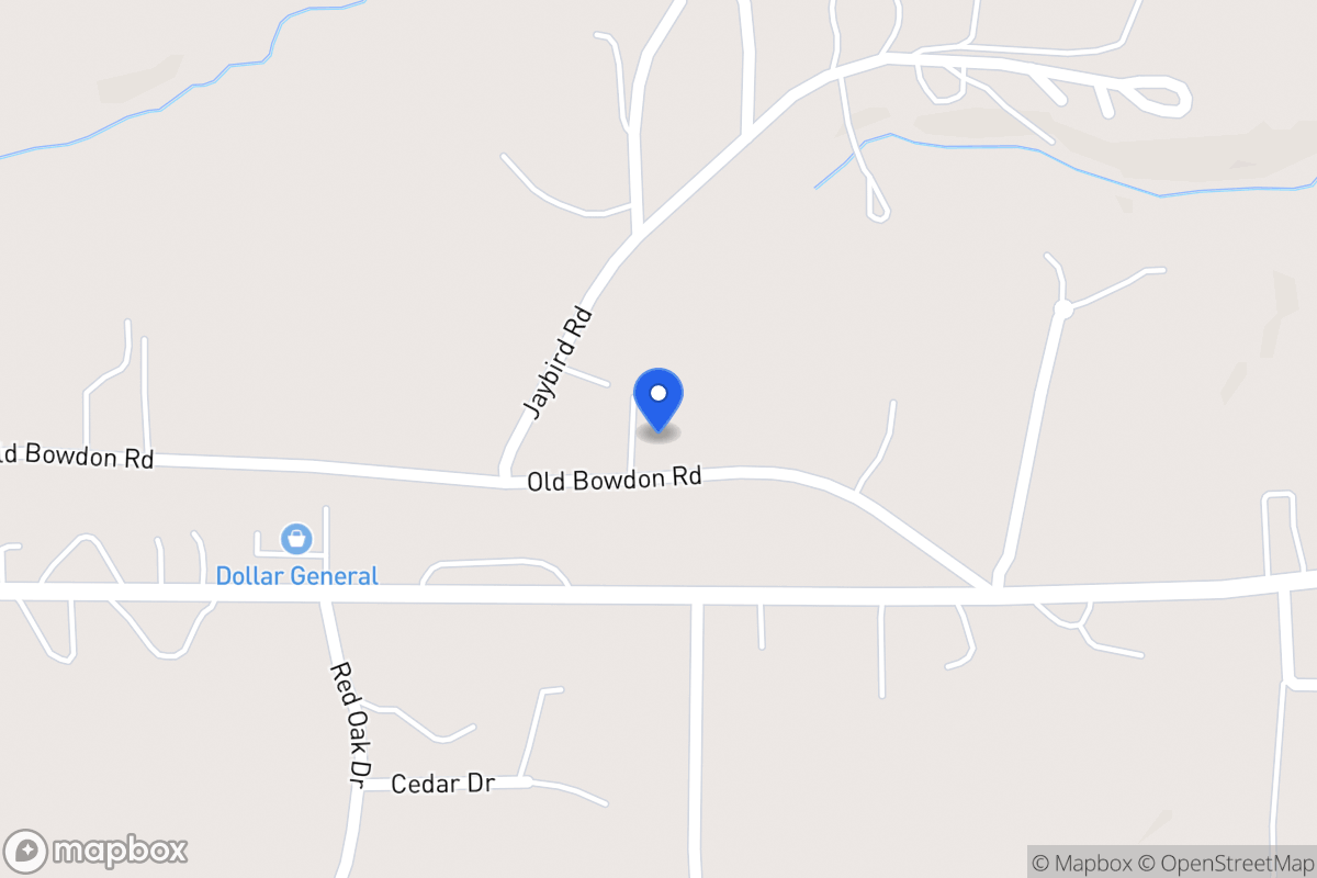 Map of 105 Old Bowdon Rd