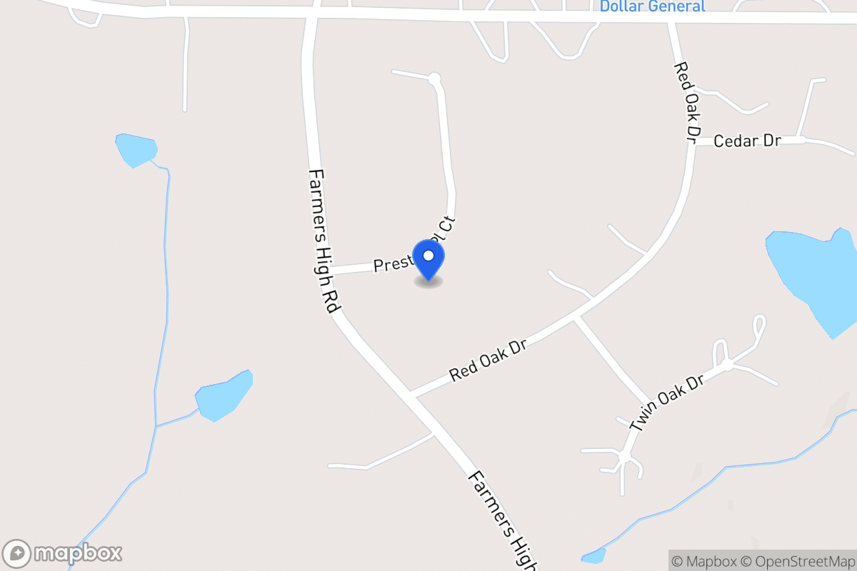 Map of 513 Preston Place Ct