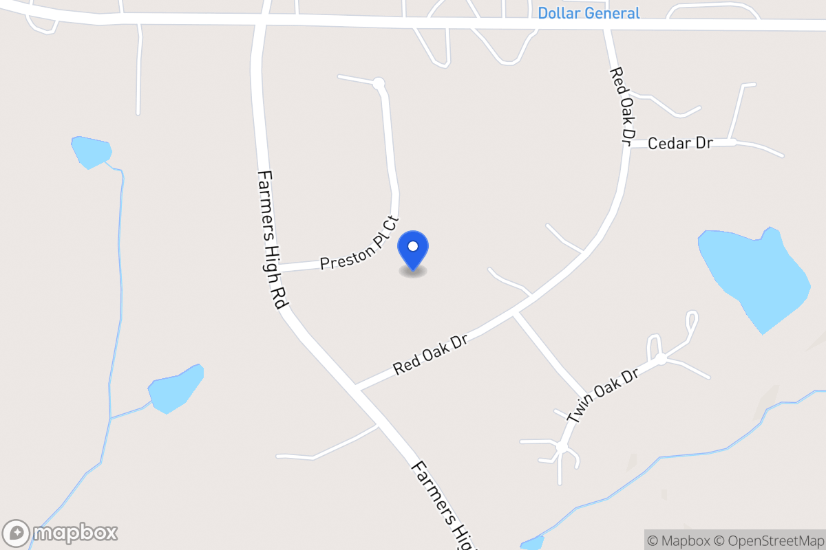Map of 519 Preston Place Ct
