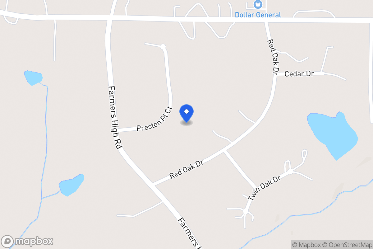 Map of 525 Preston Place Ct
