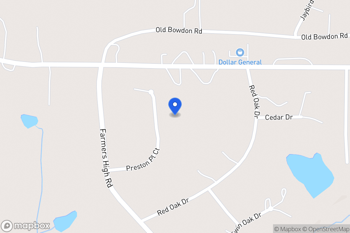 Map of 549 Preston Place Ct
