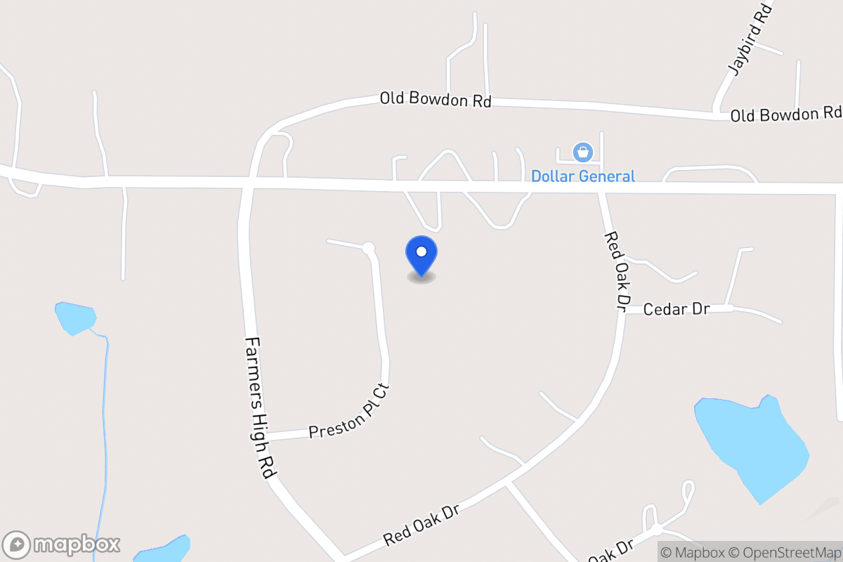 Map of 555 Preston Place Ct