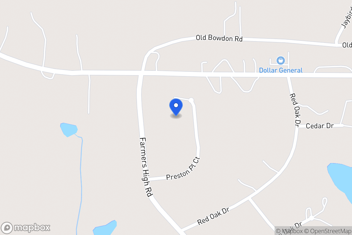 Map of 552 Preston Place Ct
