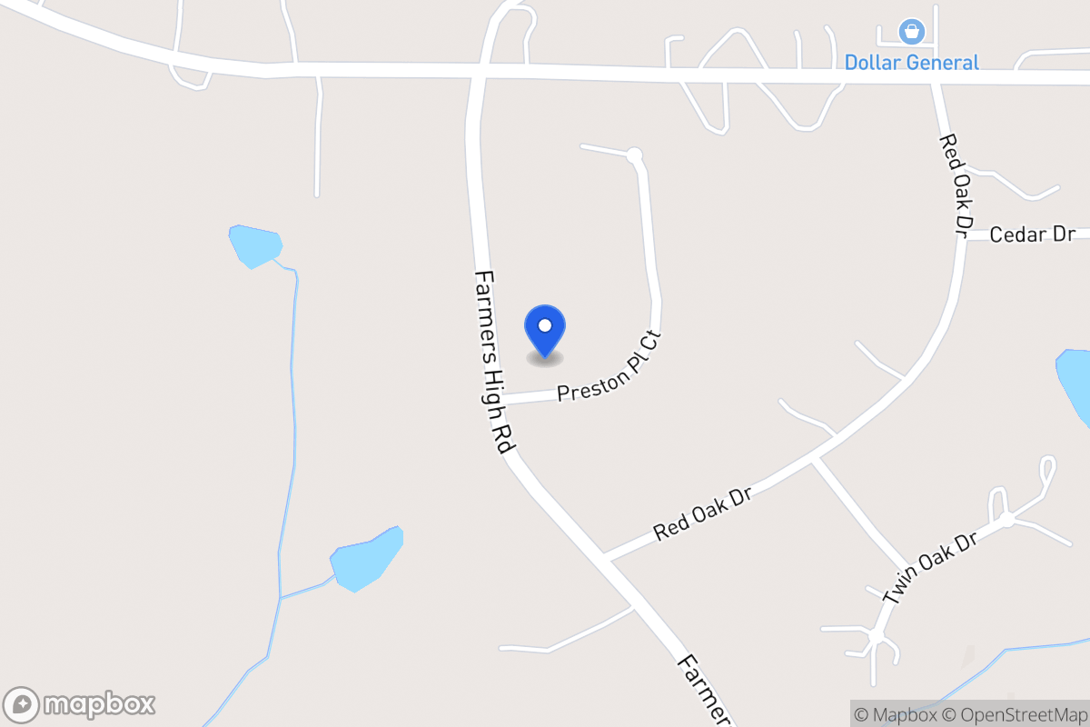 Map of 500 Preston Place Ct