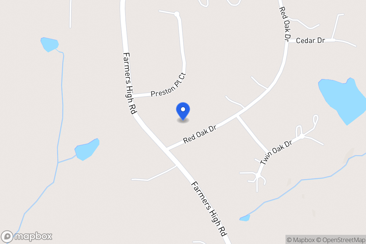 Map of 205 Red Oak Dr