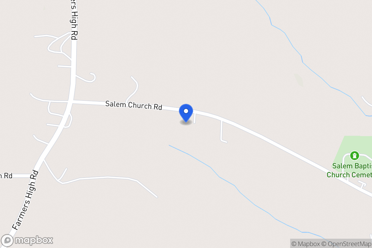 Map of 1280 Salem Church Rd