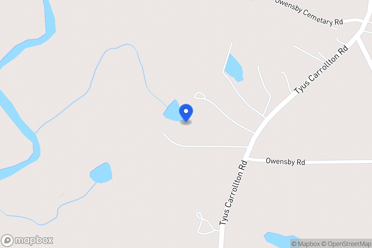 Map of 1807 Tyus Carrollton Rd