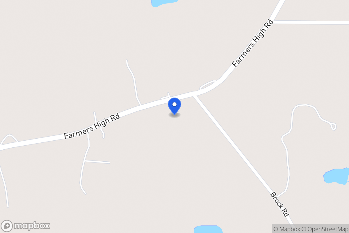 Map of 1100 Farmers High Rd