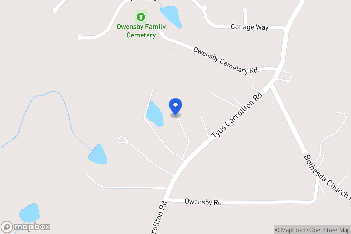 Map of 1753 Tyus Carrollton Rd