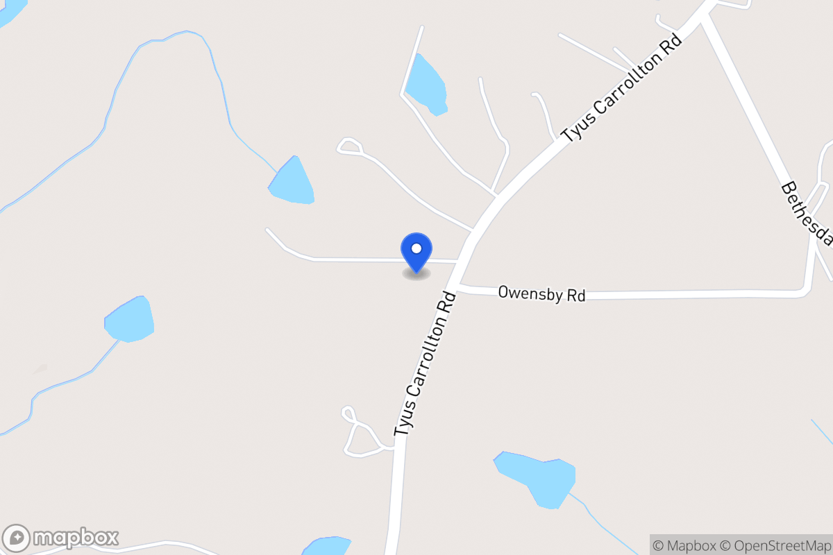 Map of 1817 Tyus Carrollton Rd