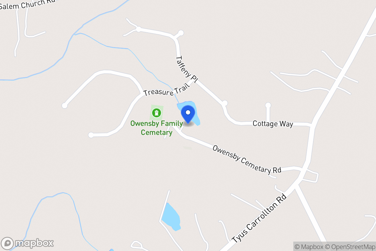 Map of 63 Owensby Cemetery Rd