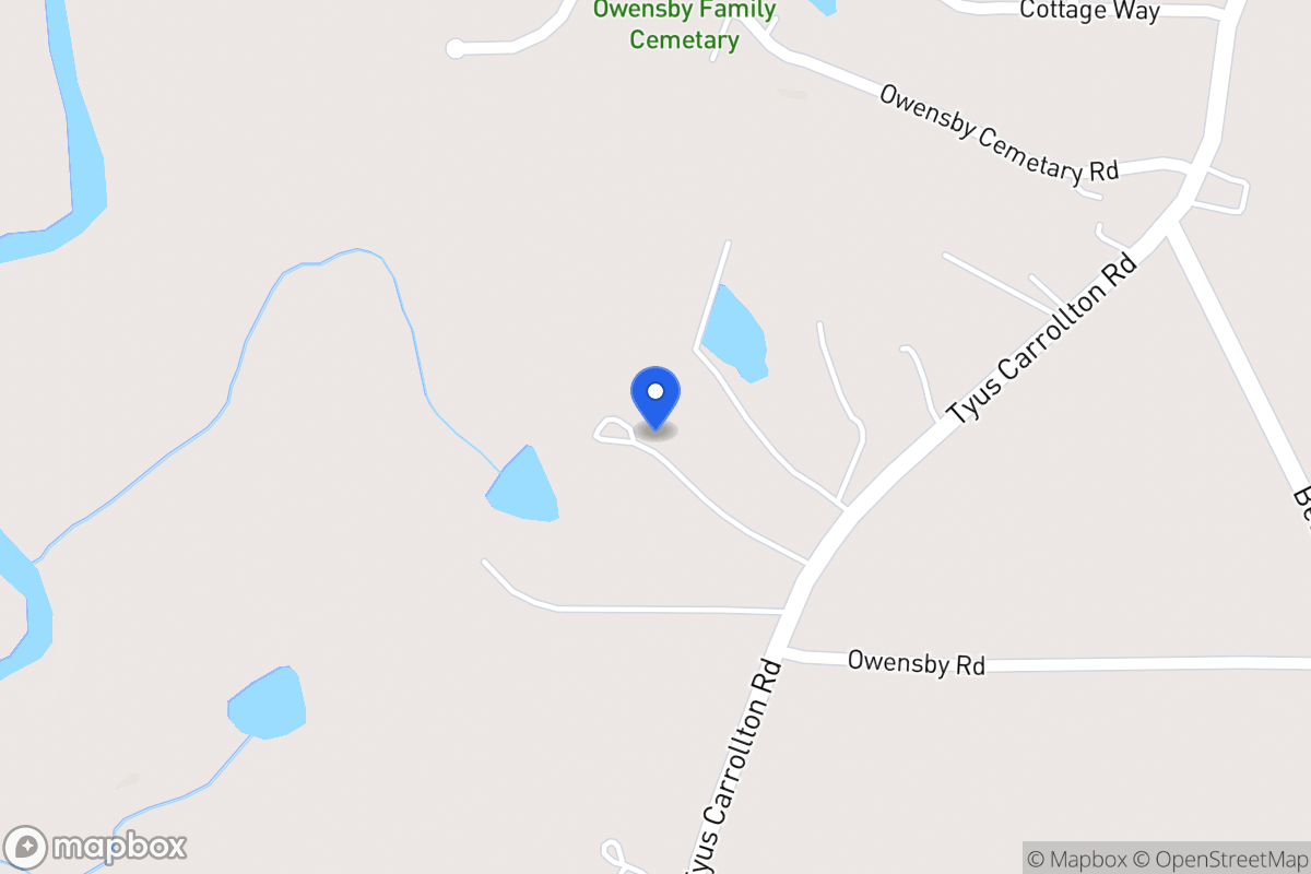 Map of 1795 Tyus Carrollton Rd