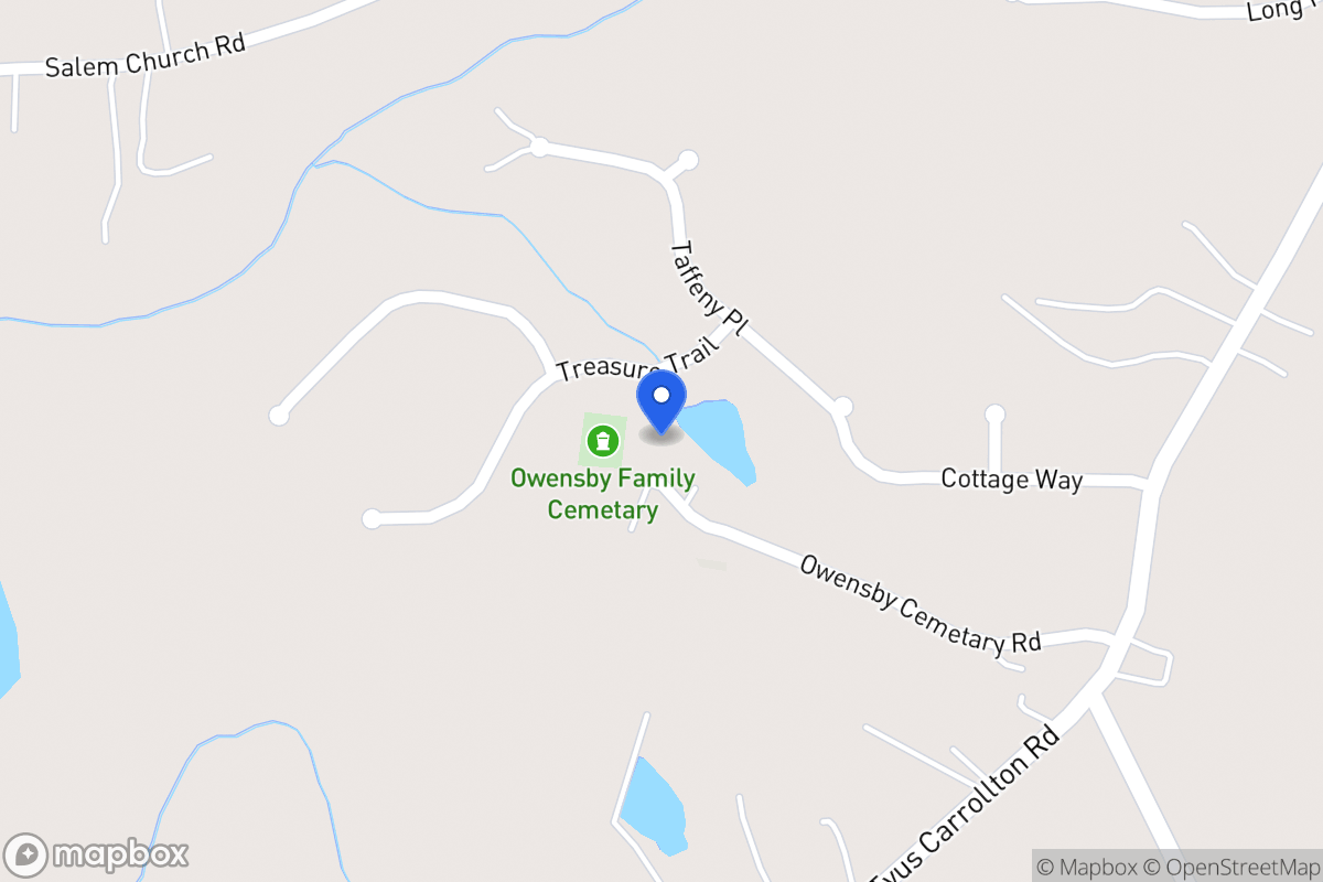 Map of 68 Owensby Cemetery Rd