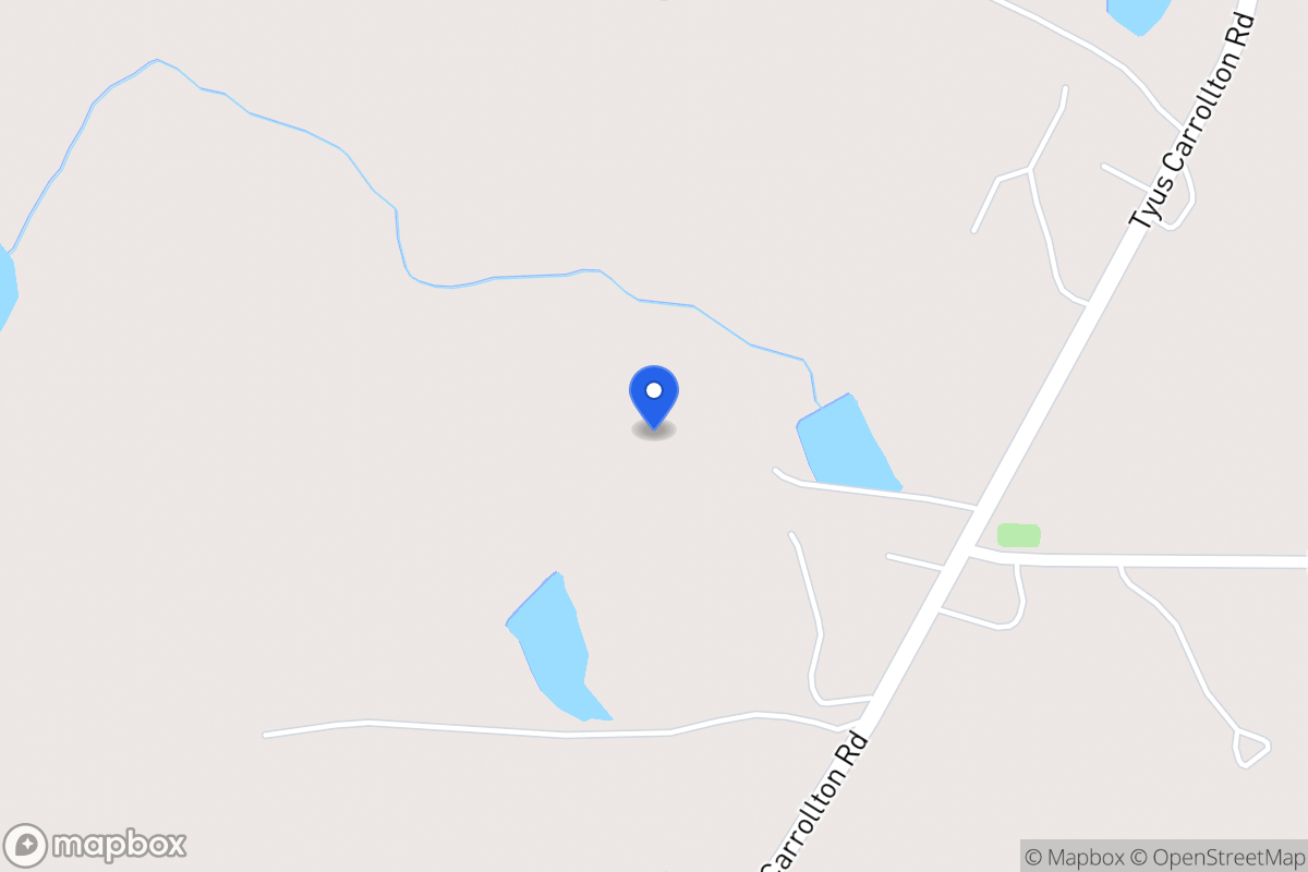 Map of 2105 Tyus Carrollton Rd