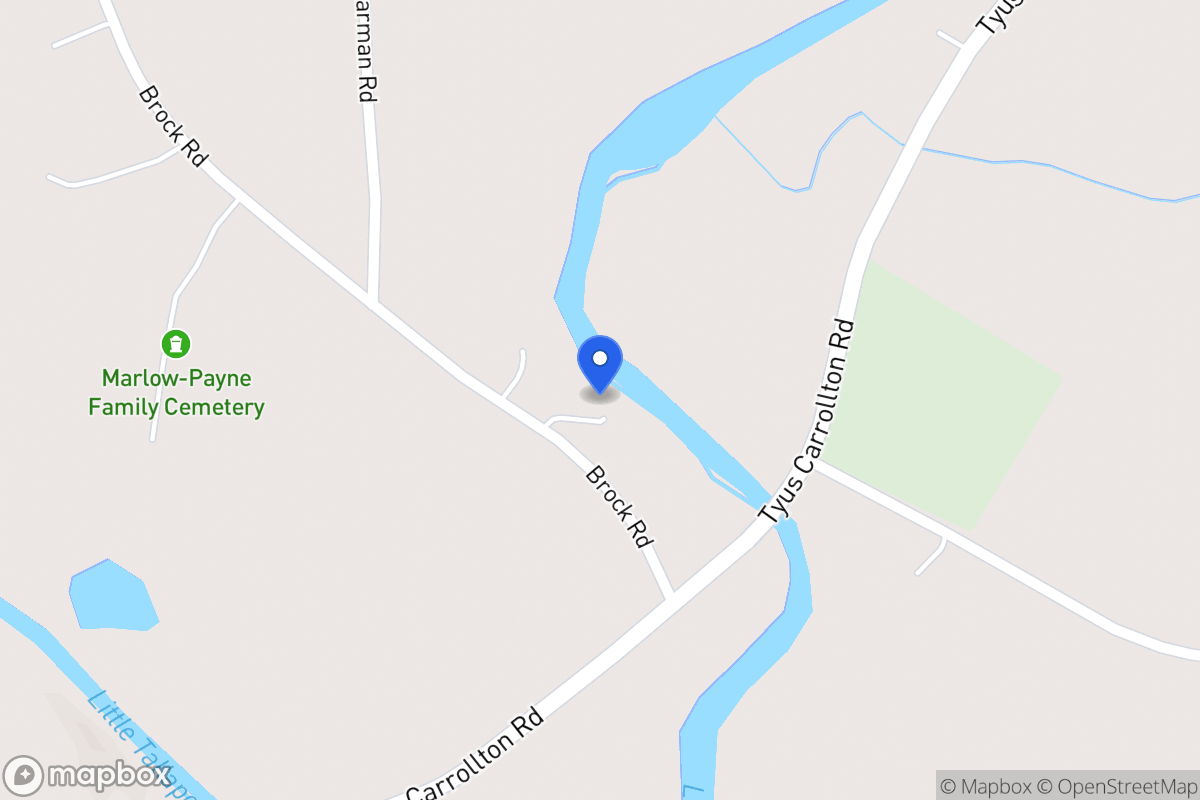 Map of 1246 Brock Rd
