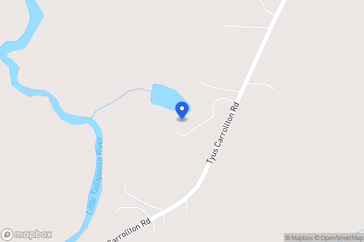 Map of 2471 Tyus Carrollton Rd