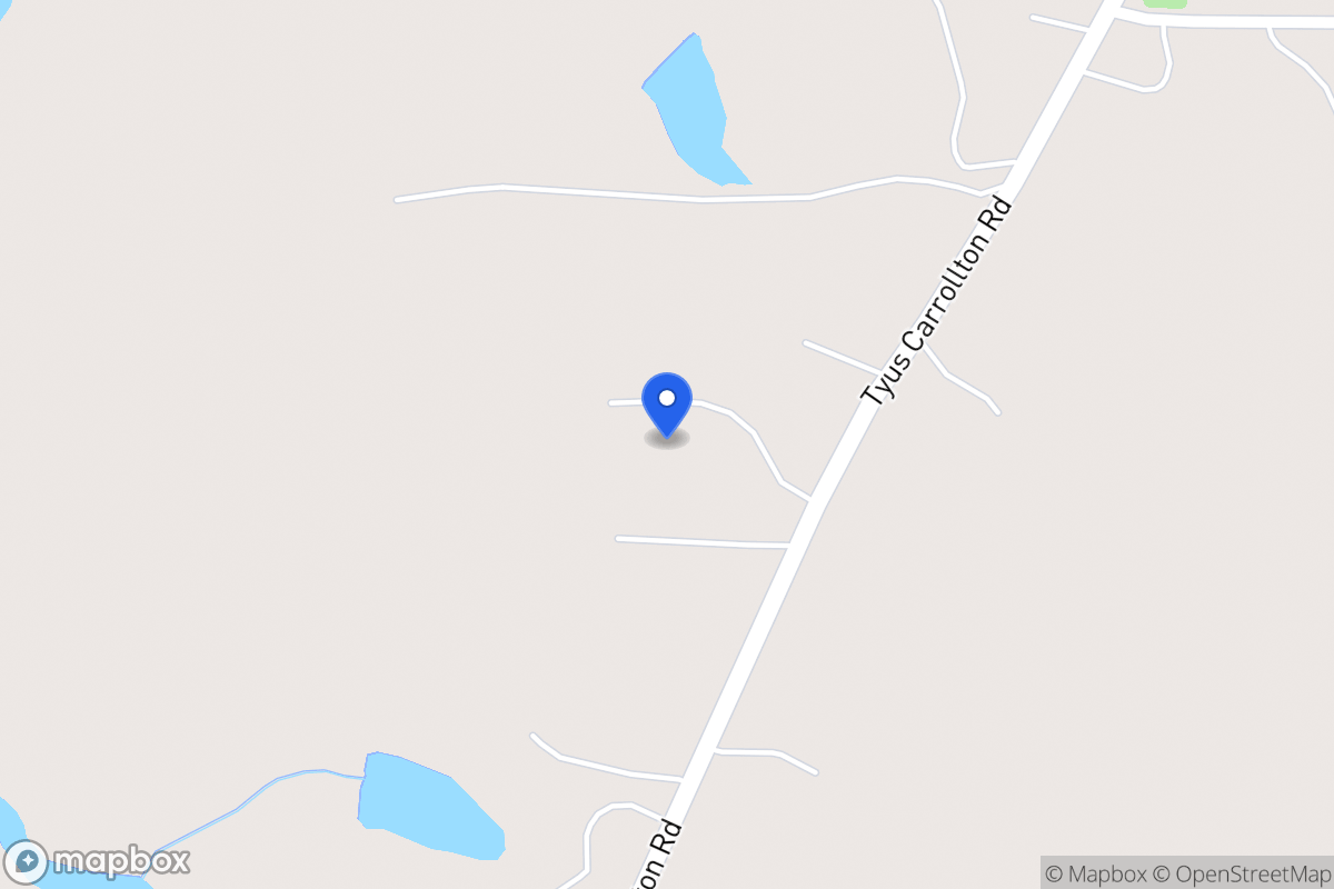 Map of 2291 Tyus Carrollton Rd